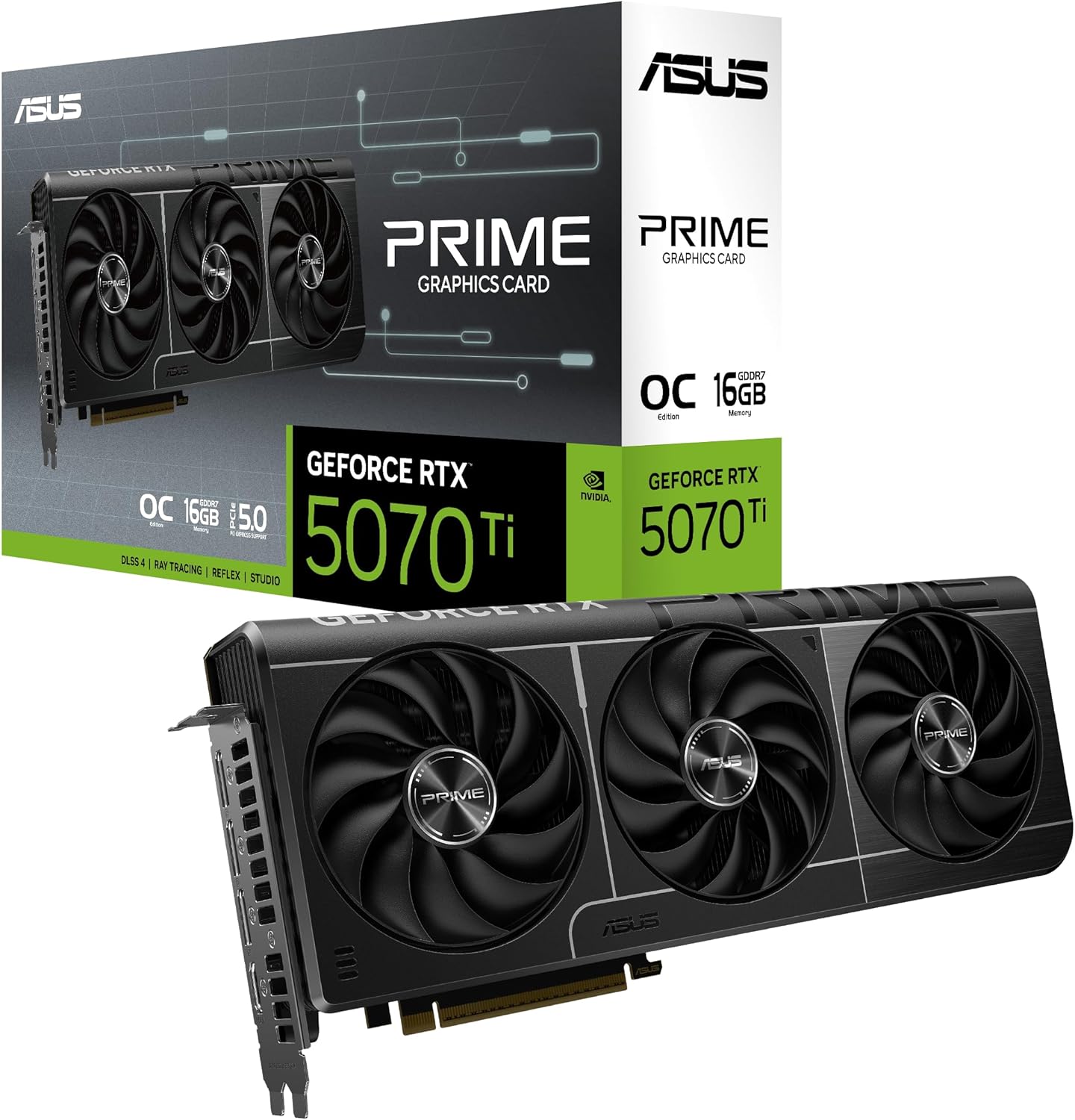 ASUS Prime GeForce RTX™ 5070 Ti OC Edition 16GB GDDR7 ASUS Prime GeForce RTX™ 5070 Ti OC Edition 16GB GDDR7
